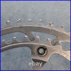 Campagnolo Super Record Crankset Double 52-42 Tooth 170mm Arms Strada 1985 Gios