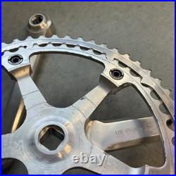 Campagnolo Super Record Crankset Double 52-42 Tooth 170mm Arms Strada 1985 Gios