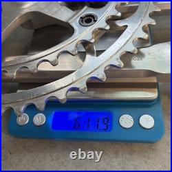 Campagnolo Super Record Crankset Double 52-42 Tooth 170mm Arms Strada 1985 Gios