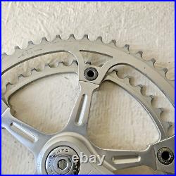 Campagnolo Super Record Crankset Double 53-42 Tooth 170 MM Arms Campagnolo Caps