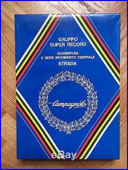 Campagnolo Super Record Crankset, Vintage, NOS, NIB Rare