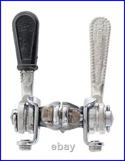 Campagnolo Super Record Downtube Friction Shifter Levers with Clamp Italy Vintage