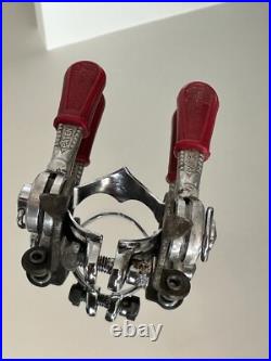 Campagnolo Super Record Downtube Friction Shifter Levers with Clamp Italy Vintage