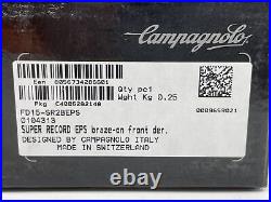 Campagnolo Super Record EPS Braze-on Front Derailleur FD15-SR2BEPS NEW IN BOX