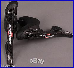 Campagnolo Super Record Ergo Shifters with Black Cables & housing kit 2011-2014