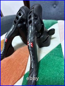Campagnolo Super Record Ergopower Carbon Shifter Lever Set Black