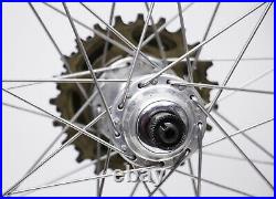 Campagnolo Super Record / FIR vintage clinchers wheel set Regina 6 speed