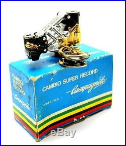 Campagnolo Super Record First Gen Rear Mech Derailleur Gear Gold Plated W Box