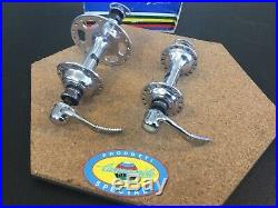 Campagnolo Super Record High Low flange hubset Rare