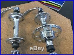 Campagnolo Super Record High Low flange hubset Rare