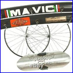 Campagnolo Super Record Mavic Ssc Tubular 28h Vintage Wheelset Wheels Pinarello