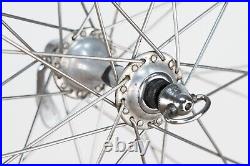 Campagnolo Super Record Omicron Rims Clincher Wheelset Vintage Wheels 36h Campagnolo Super Record Omicron Rims Clincher Wheelset Vintage Wheels 36h