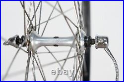 Campagnolo Super Record Omicron Rims Clincher Wheelset Vintage Wheels 36h Campagnolo Super Record Omicron Rims Clincher Wheelset Vintage Wheels 36h