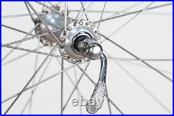 Campagnolo Super Record Omicron Rims Clincher Wheelset Vintage Wheels 36h Campagnolo Super Record Omicron Rims Clincher Wheelset Vintage Wheels 36h