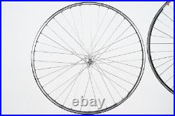 Campagnolo Super Record Omicron Rims Clincher Wheelset Vintage Wheels 36h Campagnolo Super Record Omicron Rims Clincher Wheelset Vintage Wheels 36h