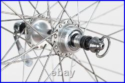 Campagnolo Super Record Omicron Rims Clincher Wheelset Vintage Wheels 36h Campagnolo Super Record Omicron Rims Clincher Wheelset Vintage Wheels 36h