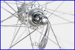 Campagnolo Super Record Omicron Rims Clincher Wheelset Vintage Wheels 36h Campagnolo Super Record Omicron Rims Clincher Wheelset Vintage Wheels 36h