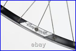 Campagnolo Super Record Omicron Rims Clincher Wheelset Vintage Wheels 36h Campagnolo Super Record Omicron Rims Clincher Wheelset Vintage Wheels 36h