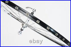 Campagnolo Super Record Omicron Rims Clincher Wheelset Vintage Wheels 36h Campagnolo Super Record Omicron Rims Clincher Wheelset Vintage Wheels 36h