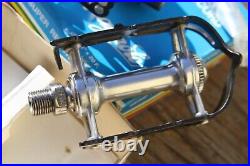 Campagnolo Super Record Pedals 9/16 Titanium spindle NOS NEW quill