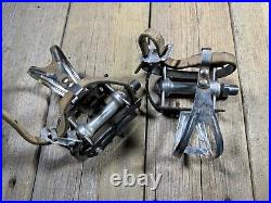 Campagnolo Super Record Pedals 9/16 X 20 Vintage Bike Bicycle Road Pedals Italy