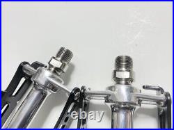 Campagnolo Super Record Pedals Titanium Shaft Road Bike Unused NOS Vintage Parts Campagnolo Super Record Pedals Titanium Shaft Road Bike Unused NOS Vintage Parts