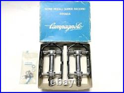 Campagnolo Super Record Pedals Titanium Shaft Road Bike Unused NOS Vintage Parts Campagnolo Super Record Pedals Titanium Shaft Road Bike Unused NOS Vintage Parts