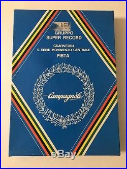 Campagnolo Super Record Pista 175mm Track crankset and Bottom Bracket NOS