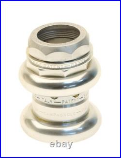 Campagnolo Super Record Pista Headset 1 Threaded Silver Italian Track NOS NEW