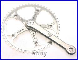 Campagnolo Super Record Pista Track Crankset 165mm 51T 3/32 Etched Logo NOS