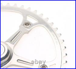 Campagnolo Super Record Pista Track Crankset 165mm 51T 3/32 Etched Logo NOS