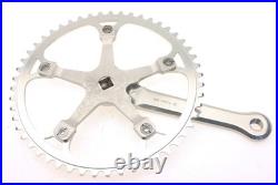 Campagnolo Super Record Pista Track Crankset 165mm 51T 3/32 Etched Logo NOS