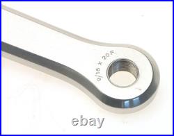 Campagnolo Super Record Pista Track Crankset 165mm 51T 3/32 Etched Logo NOS
