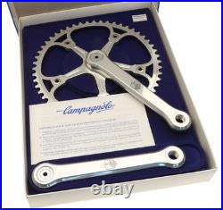 Campagnolo Super Record Pista Track Crankset 167.5mm 52T 3/32 Etched Logo NOS
