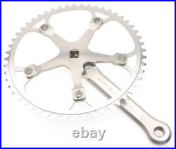Campagnolo Super Record Pista Track Crankset 167.5mm 52T 3/32 Etched Logo NOS