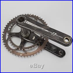 Campagnolo Super Record Road Bike Crankset 172.5mm 53/39t 135 BCD Carbon with Cups