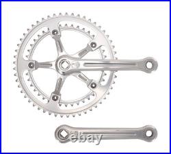 Campagnolo Super Record Strada Road Bike 2 x 8s Crankset 172.5mm 53/42T Vintage