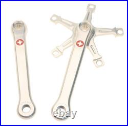 Campagnolo Super Record Strada Road Crank Arms 172.5mm Swiss Pantographed NOS