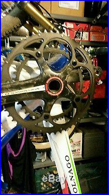 Campagnolo Super Record Titanium Crank set 11 speed 175 53/39 with cups Campagnolo Super Record Titanium Crank set 11 speed 175 53/39 with cups