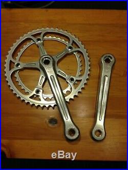Campagnolo Super Record Vintage Chainset 42-52 170mm Cranks Very Nice