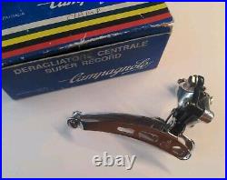Campagnolo Super Record Vintage Front Derailleur 3 Hole 28.6 Clamp Vintage
