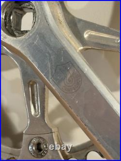 Campagnolo Super Record Vintage Non-Fluted Crank Set 42t 53t VGC 172.mm Road