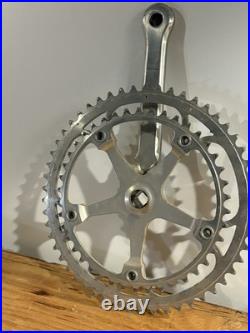 Campagnolo Super Record Vintage Non-Fluted Crank Set 42t 53t VGC 172.mm Road