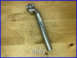 Campagnolo Super Record fluted seatpost 27.2 mm insert Single Bolt Italy