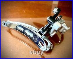 Campagnolo Super Record front clamp-on derailleur, 3-hole with lip