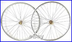 Campagnolo WHEELSET SUPER RECORD HUBS 36H GOLD PLATED Panto Ernesto Colnago