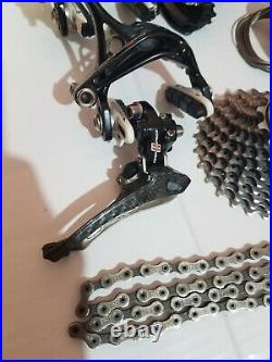 Campagnolo record and super record mixed carbon groupset 11s in good condition