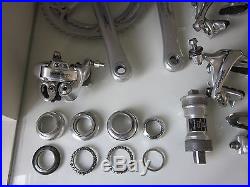 Campagnolo super record 8 speed groupset in Good c nos parts no dura ace Campagnolo super record 8 speed groupset in Good c nos parts no dura ace