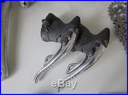 Campagnolo super record 8 speed groupset in Good c nos parts no dura ace Campagnolo super record 8 speed groupset in Good c nos parts no dura ace
