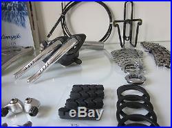 Campagnolo super record 8 speed groupset in Good c nos parts no dura ace Campagnolo super record 8 speed groupset in Good c nos parts no dura ace